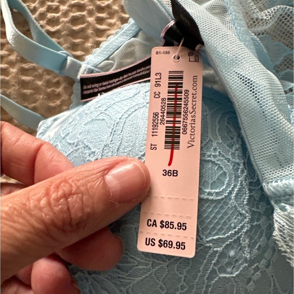 NWT Victoria's Secret Very Sexy Bombshell Add 2 Cups Push Up Corset Top Bra 36B - Picture 4 of 7